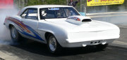 White Lie Camaro Doing Burnout